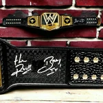 Wwe The Rock Signed World Championship Belt Inscribed With Pic Proof And Jsa Loa. Fixed Price $9899.99.