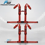 4 Point Racing Seat Buckle Belt 3" Nylon W/heavy Duty Shoulder Pads Rd 2pcs. Fixed Price $94.99.