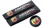 2x Carbon Fiber Abarth Seat Belt Cover Shoulder Pad Cushion For Racing. Fixed Price $17.99.