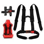 4-point Car Auto Black Racing Sport Seat Belt Safety Harness Strap Universal. Fixed Price $76.00.