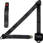 Seat Belt Retractable 3pt Black All98115 Dunebuggy & Vw. Fixed Price $102.99.