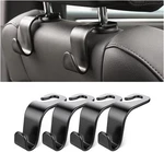 Car Back Seat Headrest Hooks, 4 Pack Black Stylish Hanger Black2. Fixed Price $10.16.