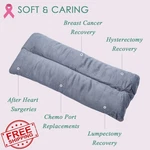 Wumimi Mastectomy Pillow Post Surgery Cushion Seatbelt Gray C-section Recovery. Fixed Price $20.00.