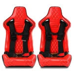 4-point Car Auto Black Racing Sport Seat Belt Safety Harness Strap Universal. Fixed Price $148.50.