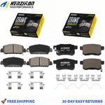Front & Rear Ceramic Brake Pads W/ Hardward For Honda Accord 2013-2017 2.4l 3.5l. Fixed Price $34.39.