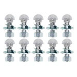 Bumper Bolt Front/ Rear Chrome 10-piece Kit Chevrolet C10 1960-1987. Fixed Price $30.06.