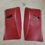 Red 1975-1981 Hardtop Pontiac Firebird Camaro Roof Seat Belt Retractor Cover. Fixed Price $115.00.