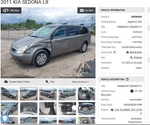 Used Front Right Seat Belt Fits: 2011 Kia Sedona Bucket Passenger Ret. Fixed Price $119.90.