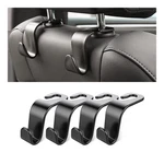 Car Back Seat Headrest Hooks, 4 Pack Black Stylish Hanger Black2. Fixed Price $9.81.