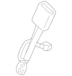 Genuine Gm 2016-2019 Chevrolet Buick Base Lacrosse Seat Belt Receptacle 84613356. Fixed Price $99.89.