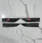 Audi S5 (b9) Blackline Fender Badge Door Emblems Black 4-set Logo Full Set. Fixed Price $185.00.