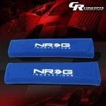 Nrg Pair Cotton Seat Belt Pads Shoulder Strap Cover Cushion Headrest Sbp-27bl. Fixed Price $18.00.