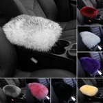 Winter Warm Plush Car Armrest Box Cover Mat Soft Ry Pad Cushion Universal. Fixed Price $9.95.