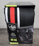 Auto Drive 2-pack Black Racing Stripe Seat Covers 2-pk Universal. Fixed Price $30.00.