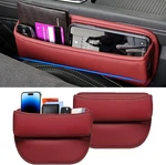 Universal Fit Premium Leather Car Seat Gap Filler Organizer, Center Console Orga. Fixed Price $53.99.