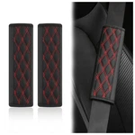 Wedfish 2pcs Car Seat Belt Cover Pads,leather 9.06*2.76*0.79 Inch, Black/red. Fixed Price $13.99.