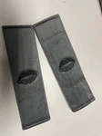 Universal Safety Belt Shoulder Straps Comfortable Cushion Silver Design. Fixed Price $12.99.