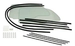 Empi 1-piece Window Kit W/snap In Scrapers For 65-77 Vw Beetle - 9783. Fixed Price $338.77.