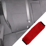 Soft Faux Fur Car Seat Belt Cover Backpack Shoulder Pad 7x24cm Red. Fixed Price $11.99.