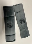 Universal Safety Belt Shoulder Straps Comfortable Cushion Black On Sil. Fixed Price $12.99.