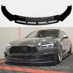 For Audi S5 A5 B9 S-line 17-20 Glossy Front Bumper Lip Spoiler Splitter Body Kit. Fixed Price $54.95.