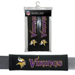 Nfl Minnesota Vikings Seat Belt Pads Velour Pair By Fremont Die. Fixed Price $15.99.