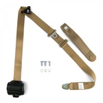 3pt Tan Retractable Seat Belt Standard Buckle - Each Saftboy Stbsb3rstn Truck V8. Fixed Price $100.95.