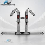 4 Point Racing Seat Harness Belt 3" Nylon W/heavy Duty Shoulder Pads Grey. Fixed Price $52.99.