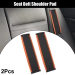 2pcs Universal Seat Belt Shoulder Pad Faux Leather Car Neck Mat Black Orange. Fixed Price $18.24.