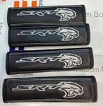 Seat Belt Shoulder Pads Genuine Leather 4pcs / Dodge Challenger Charger Srt. Fixed Price $101.25.