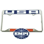 Empi 6460 Vw Bug Rear Vintage Style License Plate Frame. Logo. Fixed Price $30.95.