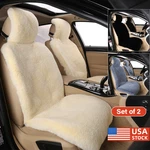 For Chrysler Town & Country Car Front 2 Seat Covers Sheepskin Warm Protector Pad. Fixed Price $82.71.