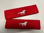 Universal Safety Belt Shoulder Straps Comfortable Cushion Red-white Ho. Fixed Price $12.99.