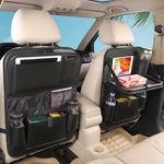 Monkonar Car Backseat Organizer With Table Tray For Pu Leather Foldable Dining T. Fixed Price $33.84.