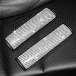 Jaxiria Bling Seat Belt Shoulder Pads, Cover 24cm / 9.5inch, Silver. Fixed Price $25.99.