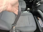 2011 Chevrolet Aveo Front Passenger Seat Belt Retractor 4dr Gry. Fixed Price $100.70.